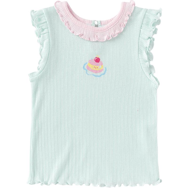Balabala Girls' Ribbed Vest Top