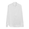 Women's Retro Hong Kong Style Loose White Satin Shirt