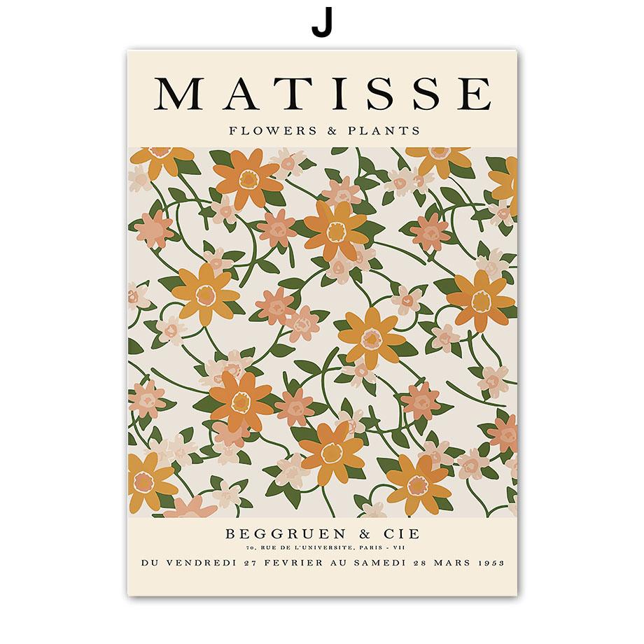 Abstract Bauhaus Flower Market Yayoi Kusama Matisse Posters Prints Wall Art Canvas Painting Hotel Pictures For Living Room Decor