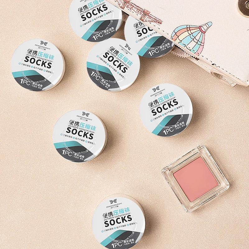5Pairs Disposable Travel Socks For Men Women Washable Compression Socks Portable Compression Highly Elastic Cotton Sock