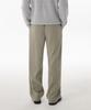 Musinsa Standard Brushed One-Pleat Wide Elastic Pants [Khaki Beige]