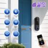 Smart Wireless Video Doorbell with Remote Intercom, HD Night Vision, Motion Detection, and Home Monitoring.