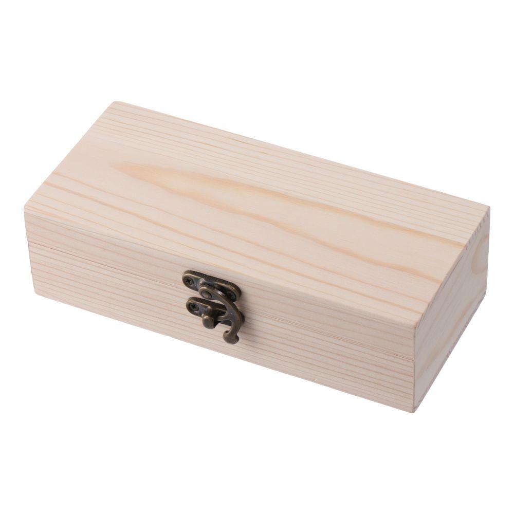 Natural Colour Gift Wrapping Wooden Box Wooden Visual Storage Wooden Box DIY Crafts