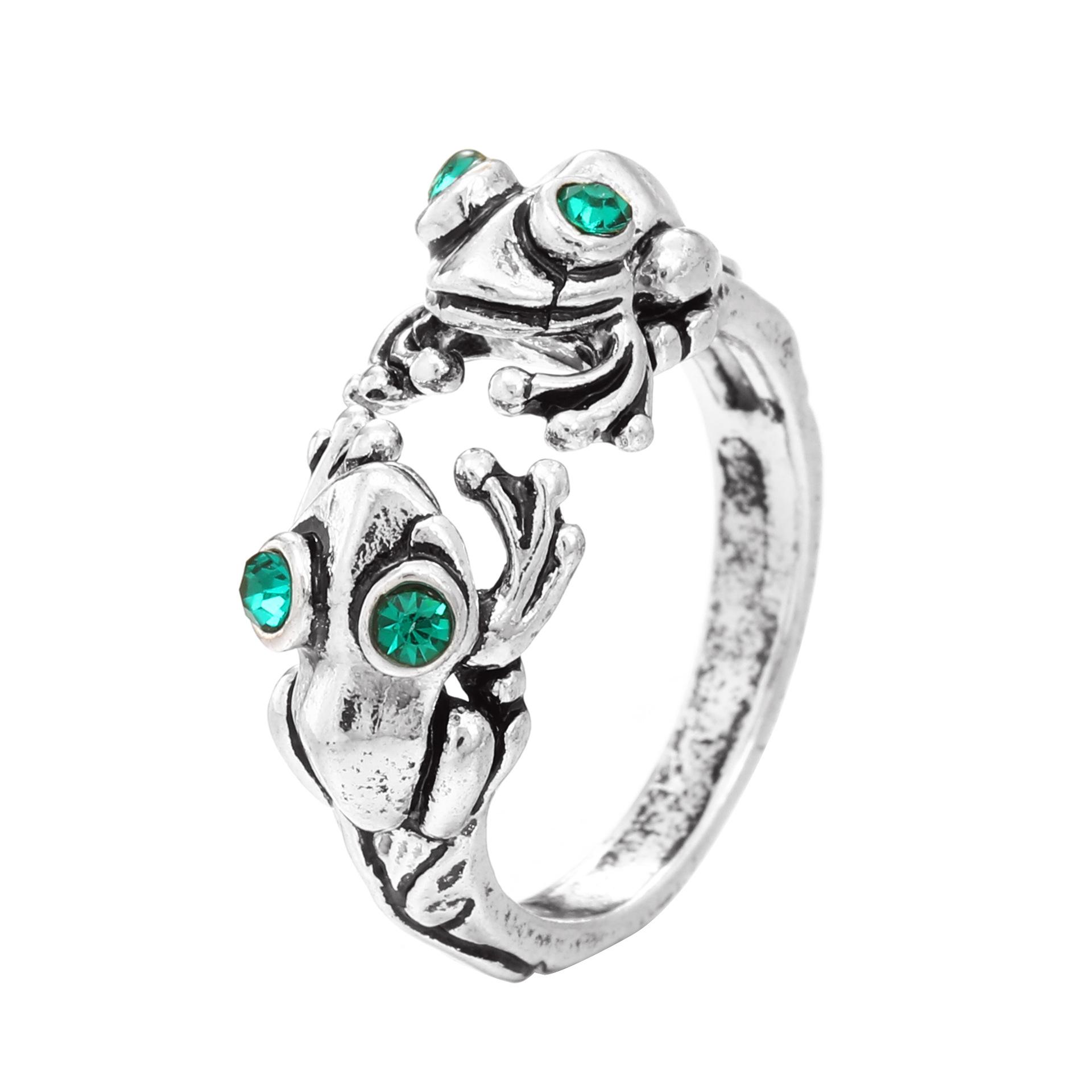 

Personalized Fashion Ring With Adjustable Opening For Both Men And Women One Size серебряный