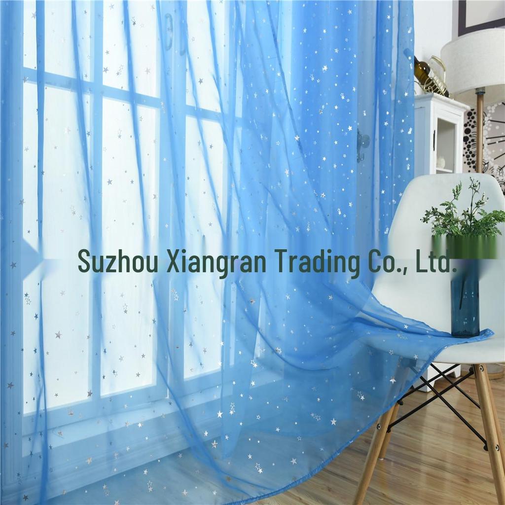 2025 Pastoral Fresh Star Curtain for Living Room and Bedroom