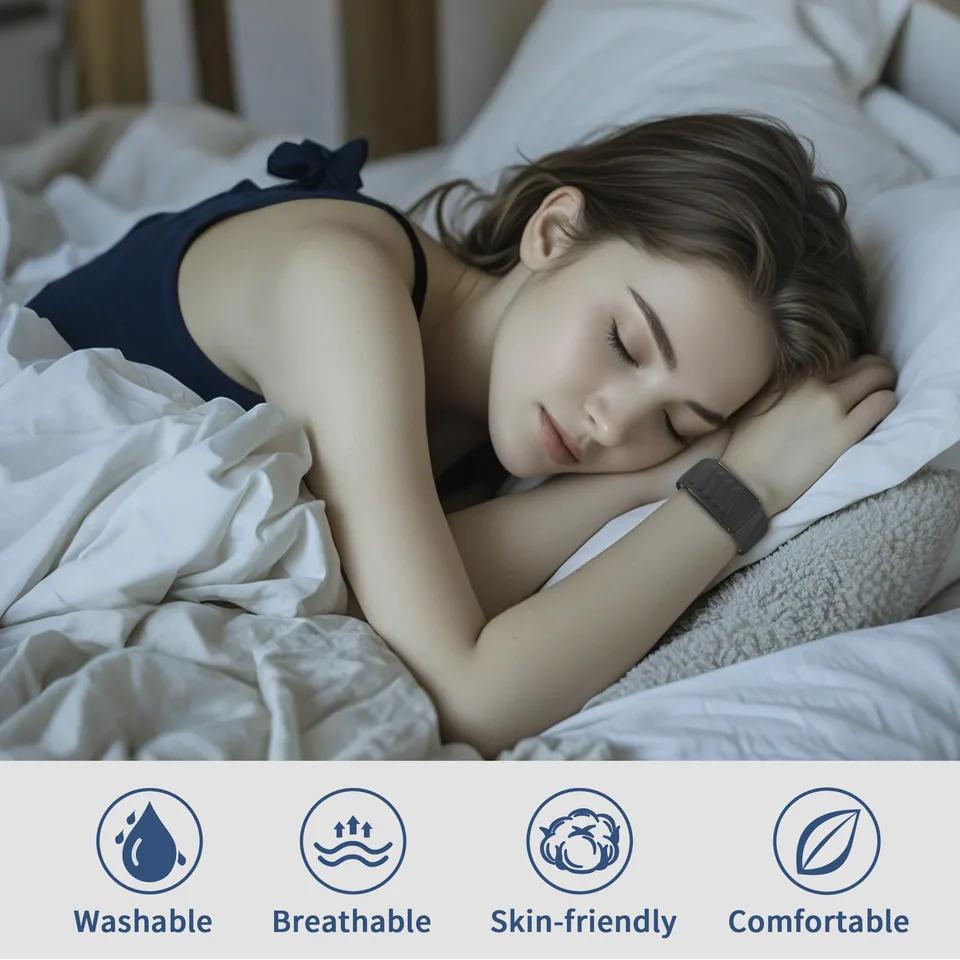 Soft-Touch Silicone Adjustable Waterproof Sweatproof Wrist Band for WHOOP 4.0 3.0 Heart Rate Monitor Fitness Tracker Strap