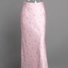 Tossy Summer Printed Fashion Long Skirt For Women High Waist Contrast Patchwork Slim Elegant Party Looks Ladies Y2k Maxi Skirt