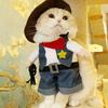 Funny Cosplay Pet Dog Cat Costume Magic Cape Christmas Puppy Jumpsuit Coat Octopus Pumpkin Hat Halloween Costume Jumpsuit
