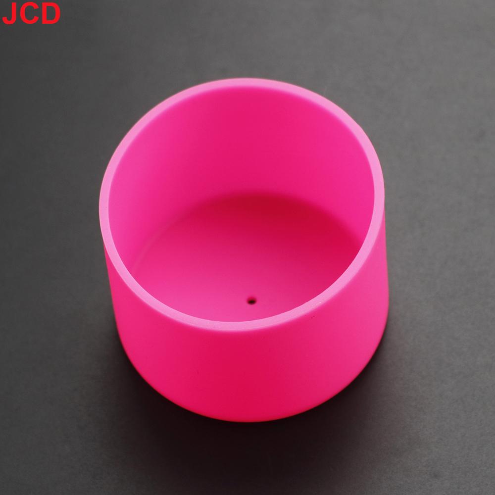 JCD 6cm Diameter Food Grade Silicone Sleeve For Glass Water BottleHeat Resistant Protective Anti-Slip Cup Silicone Belly Band