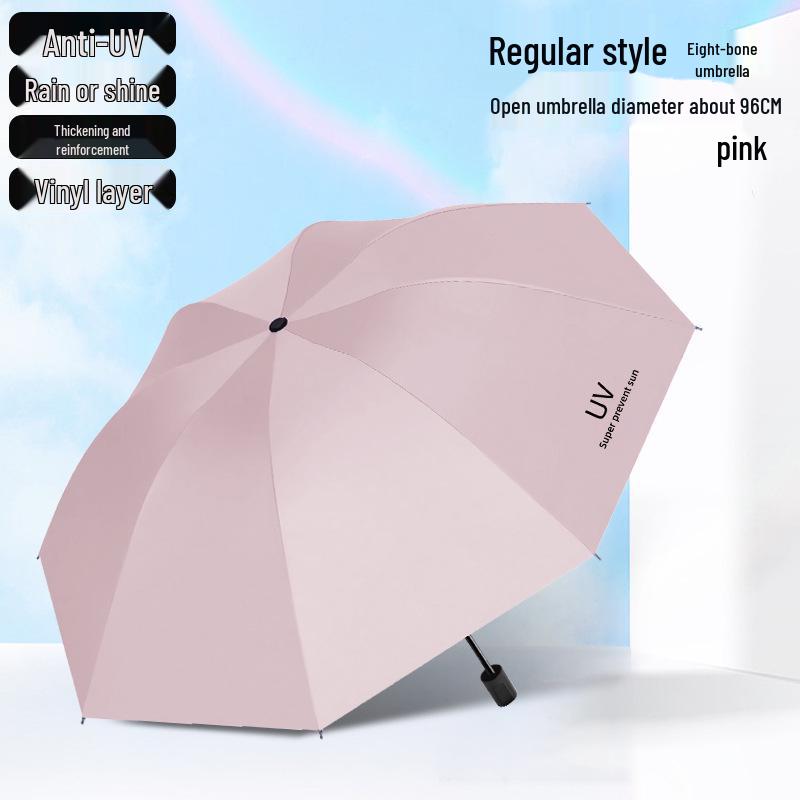 Parapluie Pare-Soleil Double Usage Extra Large: Épais, Renforcé, Pliable pour le Soleil et la Pluie