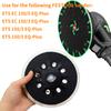 1PC 6 Inch 17/48-Hole Dust-Free M8 and 5/16-24" Thread Back-up Sanding Pad for FESTOOL Random Orbit Sander Replace 202458/498987
