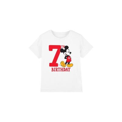 Childrens/Kids Mickey Mouse 7th Birthday T-Shirt