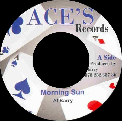 

7inch Record AL BARRY Morning Sun Im Not A King NONE Aces Records 2013 UK Reggae Ska Dub Used