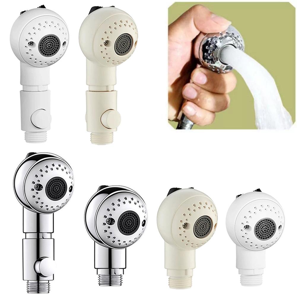 1Pcs Shower Head ABS One-Click Water Stop Shampoo Bowl Spray Head Water-Saving Shower Head Sprayer Bathroom Accessories