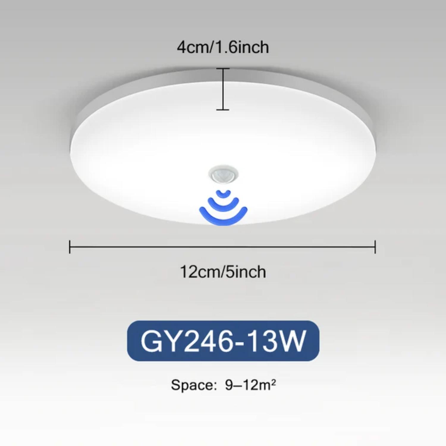 

Новый потолочный светильник с датчиком движения PIR, потолочный ночник 9/13/18/34/36 Вт, 110 В/220 В, светильник для комнаты, коридора, кухни Warm White