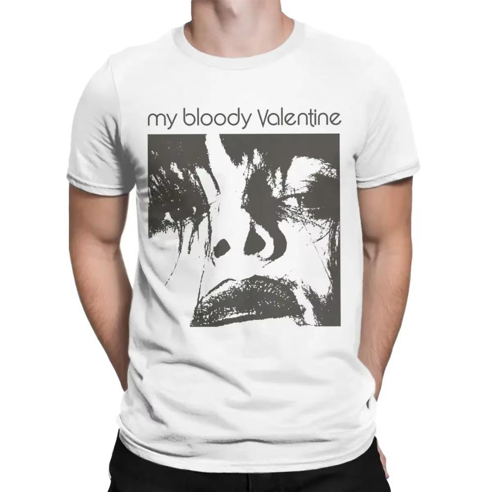 Vintage My Bloody Valentine T-Shirt for Men O Neck 100% Cotton T Shirts Short Sleeve Tees New Arrival Clothes