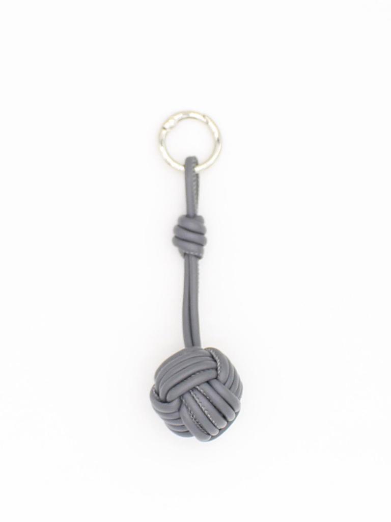 Korean Style PU Leather Hand-woven Ball Bag Pendant & Phone Charm - Autumn/Winter Collection