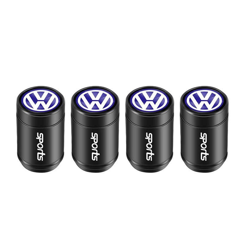 4Pcs 3D Metal Tire Valve Cap Car Tyre Air Stem Cover For VW Golf Polo Tiguan Touran Jetta Passat CC T5 GTI Arteon Magotan Arteon Sx5
