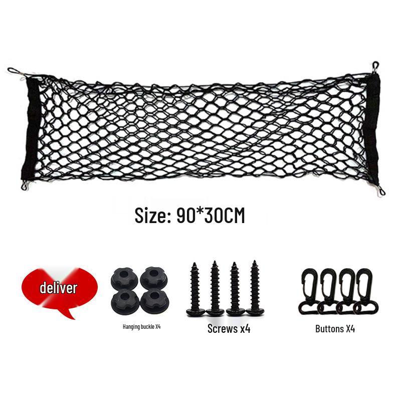 Double-Layer Trunk Storage Mesh Net for Car Luggage