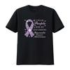 Womens I Wear Purple For My Best Friend Pancreatic Cancer Awareness T Shirt Black 2X Large vintage Washed streetwear Breathable