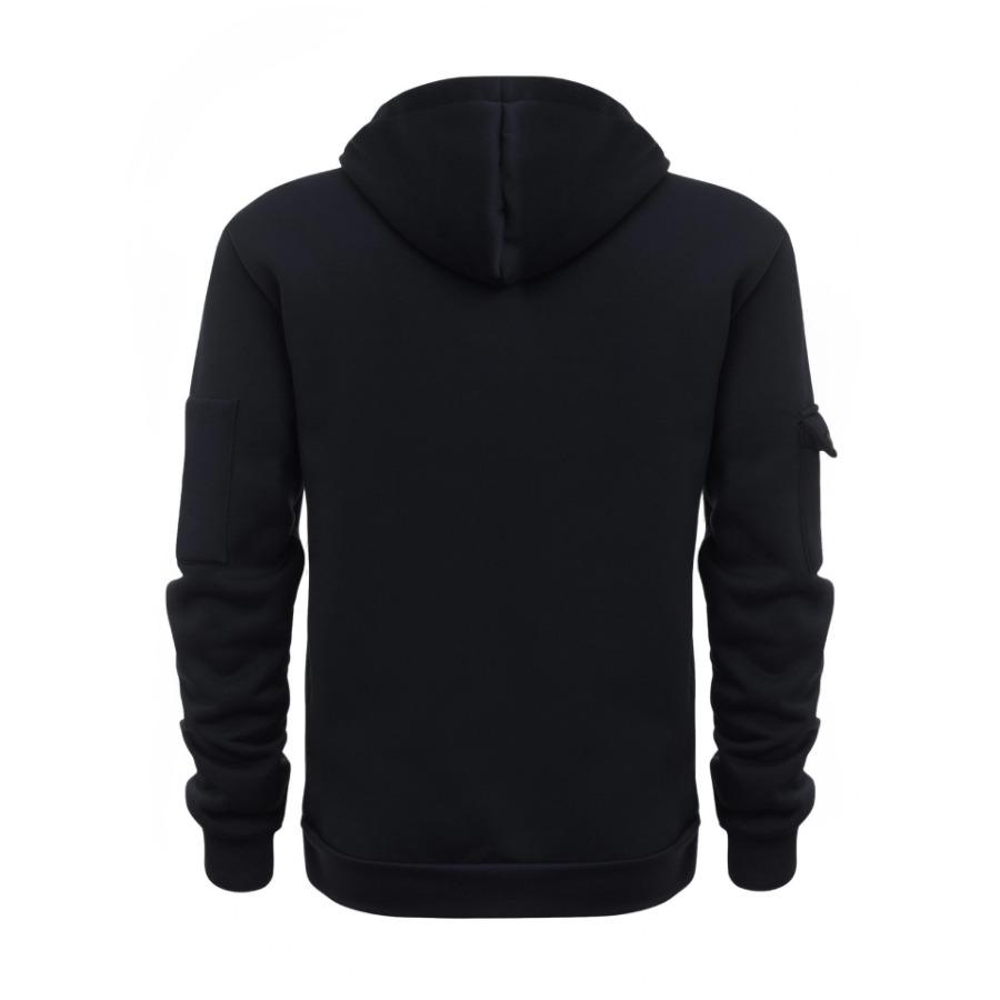 Autumn Men's Hoodies Winter Zipper Multi Pocket Sweatshirts Male Warm Clothes Hoodie Sports Leisure Sweatshirt