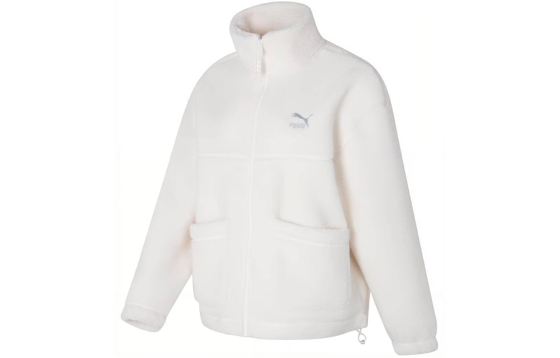 PUMA Velvet feel Coat Women s White 625806-65 XL