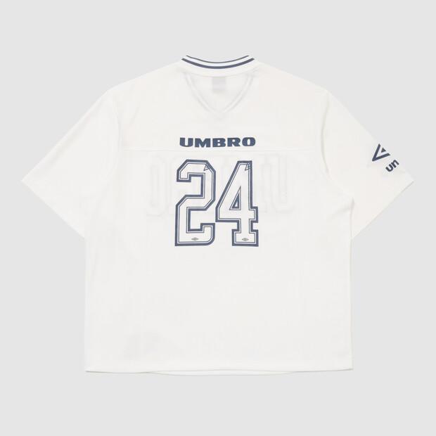 UMBRO Chant Mesh Women'S Graphic Short Sleeve T-Shirt Ivory Ur322Crs74