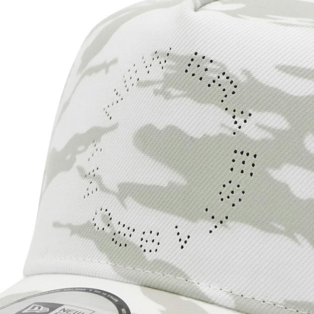 New Era 9FORTY Golf Mesh Cap White Tiger Stripe with Laser Exclusive to and Snapback 940 Popular Size Stickers Adjustable Perfect for Everyday and