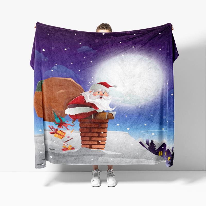 

Домашнее украшение плюшевые пледы Диван одеяло Покрывало кровать пушистые мягкие одеяла декор Плед Современный Хэллоуин Счастливого Рождества зима 30x40inch