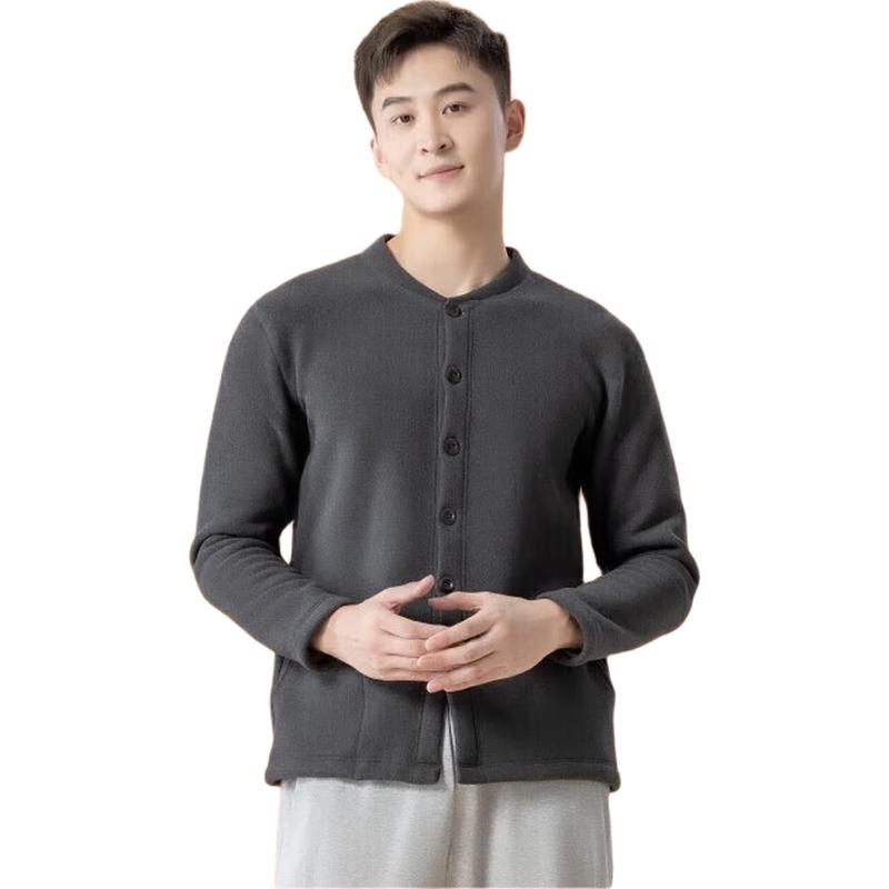 

Мужская терморубашка Yiershuang из флиса из овечьей шерсти с круглым вырезом 2XL