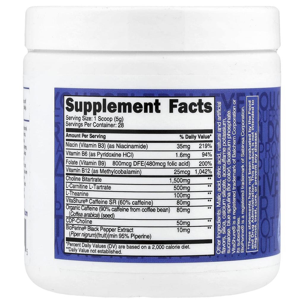 Boost Shot™, Energy-Drink-Mischung, Blaue Himbeere, 140G (5 Unzen)