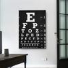 Snellen Eye Chart  Gifts Vintage Optometry Eye Chart Canvas Painting Wall Pictures Eye Doctor Art Prints Eye Clinic Decor