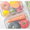 Trainsparent Food Storage Box Rectangular Snack Organizer Fresh Keeping Fridge Container Bin