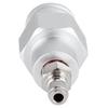 8mm Stecker Schnellkupplung auf Außengewinde TR21-4 CO2 Zylinder Tank Adapter Anschluss für Soda Club(Silber )