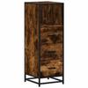 VidaXL Bathroom Cabinet Smoked Oak 35x37.5x100cm Engineered Wood, Bathroom Storage Cabinet, Room Cupboard 849251