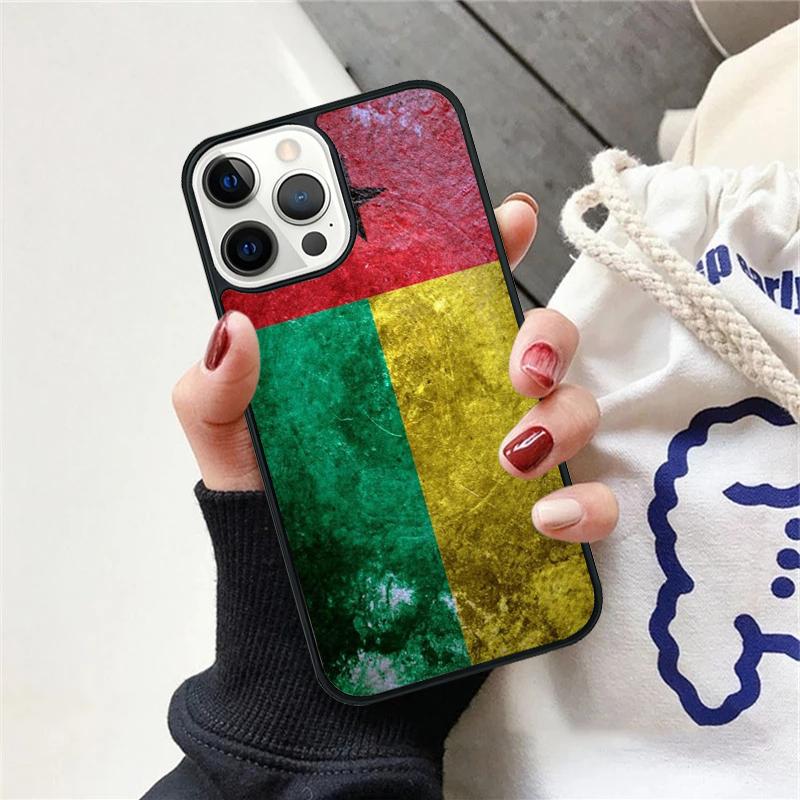 Guinea Bissau Flag Phone Case Cover For iPhone 17 Air 15 16 11 13 14 Pro Max 12 Plus Max Fundas