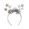 Star Blingbling Headband Christmas Headwear Christmas Party Photo Props Christmas Party Headwear Cosplay Accessories