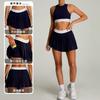 Womens Quick-Dry UV Protection Yoga Skirt With Built-in Shorts Tennis Badminton Running Gym Outdoor Activities
