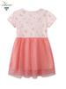 2026 Summer Short Sleeve Cartoon Girls' Gauze Skirt Dress - Stylish Children's Clothing