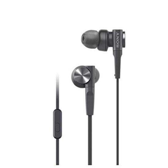Sony Earphones Deep Bass Model MDR-XB55AP In-ear type remote control microphone Black B