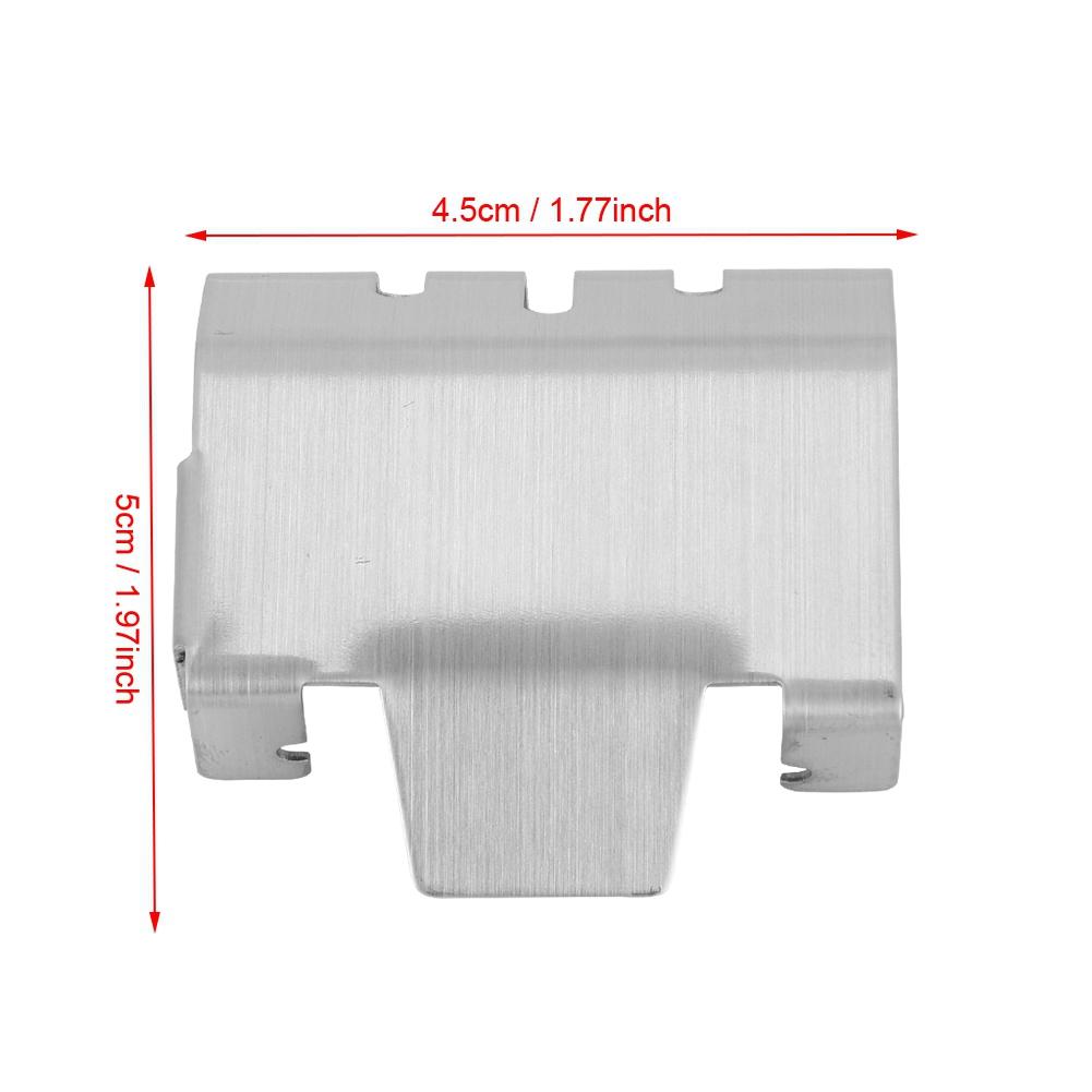 2pcs Stainless Metal Front Rear Axle Protective Guard Plate for Traxxas TRX4 110 RC Crawler