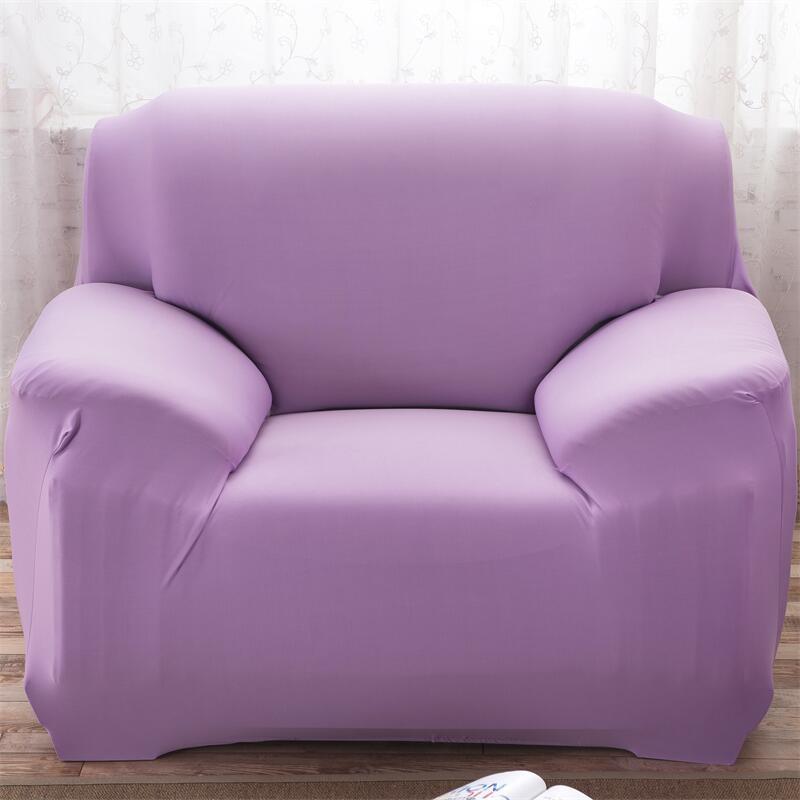 Einfarbige Sofabezüge für Wohnzimmer, Polyester, elastisch, Eckcouch-Schonbezüge, Stuhlschutz, 1/2/3/4-Sitzer