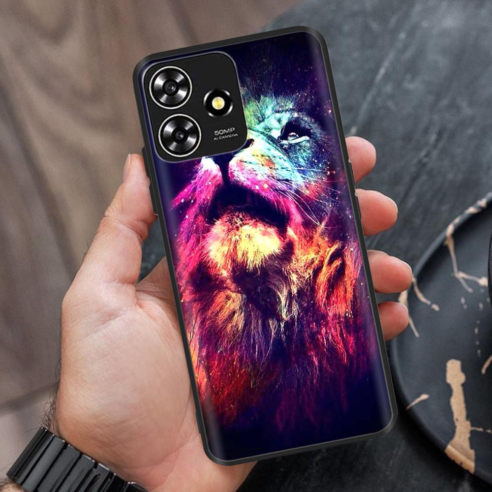 For ZTE Blade A73 Case Soft Black Silicone Bumper Phone Cover Funda For ZTE Blade A73 5G Cases For ZTE Blade A73 4G Fundas Coque