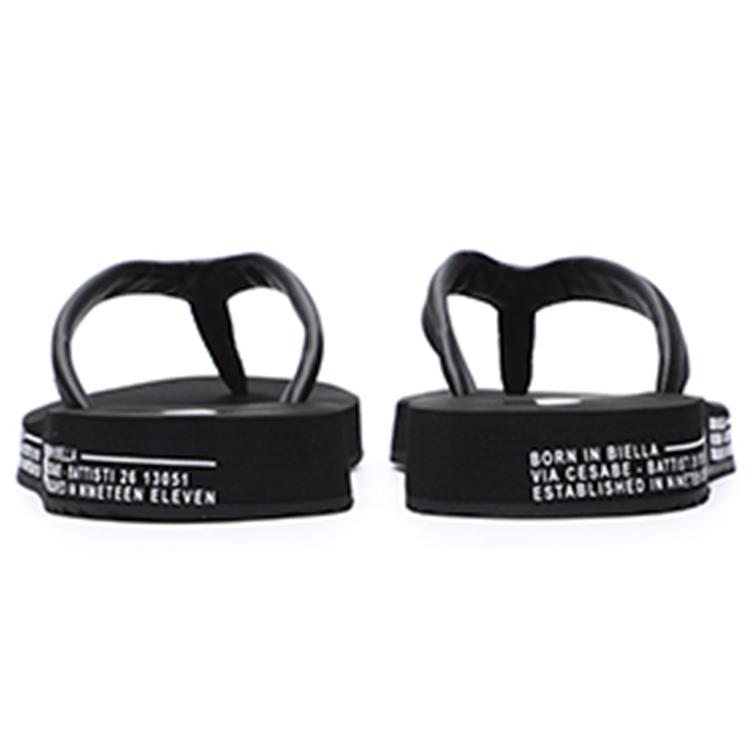 New FILA TREVI Rubber Sole Flip Flops Women's Black F12W226508FBK