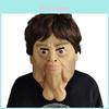 Halloween Latex Funny Face Mask With Double Chin Shell Design For Costume Parties