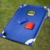 Portable Cornhole Set with 3 Red 3 Blue Bags Toss Games for Kids Adults Family Outdoor Yard Beach BBQ Camping Lawn Game