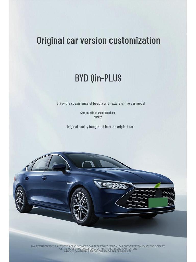 BYD Qin Plus DMI Seat Covers: Full Wrap, 24 & 23 Models, Four Season Compatible, Plus/EV Car Seat Cushions.