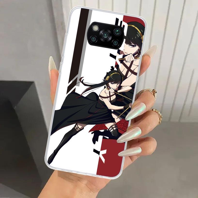 Anime Spy Family Anya Phone Case for Xiaomi Poco X5 X6 X7 Pro F7 Ultra M7 Redmi 15 15C 13 13C 12 12C 10 10A 10C 9 9A 9C 9T Shell