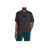 Adidas Originals Logo Pattern Loose Fit Round Neck Short Sleeve T-Shirt Men Tops Black JW5913