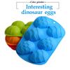 6 Cavity Easter Egg Shaped Silicone Baking Mold 3D Cake Mold Non-Stick Muffin Chocolate Cookie Baking Mould Pan Ice Maker Mould